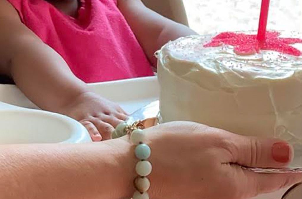 one-year-old's birthday cake