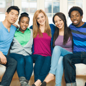 Group of young adults